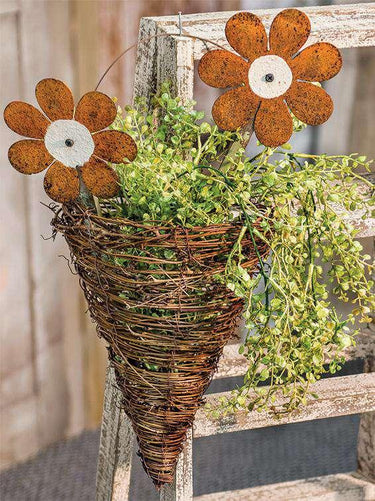 Cone Wall Basket - The Fox Decor